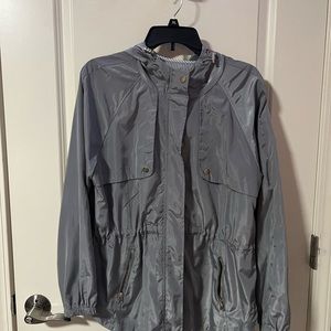 Grey Raincoat jacket